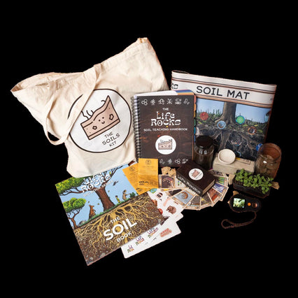 Life Rocks Soil Education Kit Contents with Bag