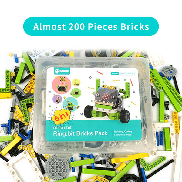 Elecfreaks 6-in-1 Ring:bit Kit 200 Bricks Included