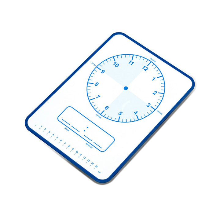 Creative Kids Magnetic A4 Whiteboard Tablet - Clock Face
