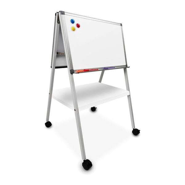 Creative Kids BETA Double Sided Mobile Magnetic Porcelain Whiteboard
