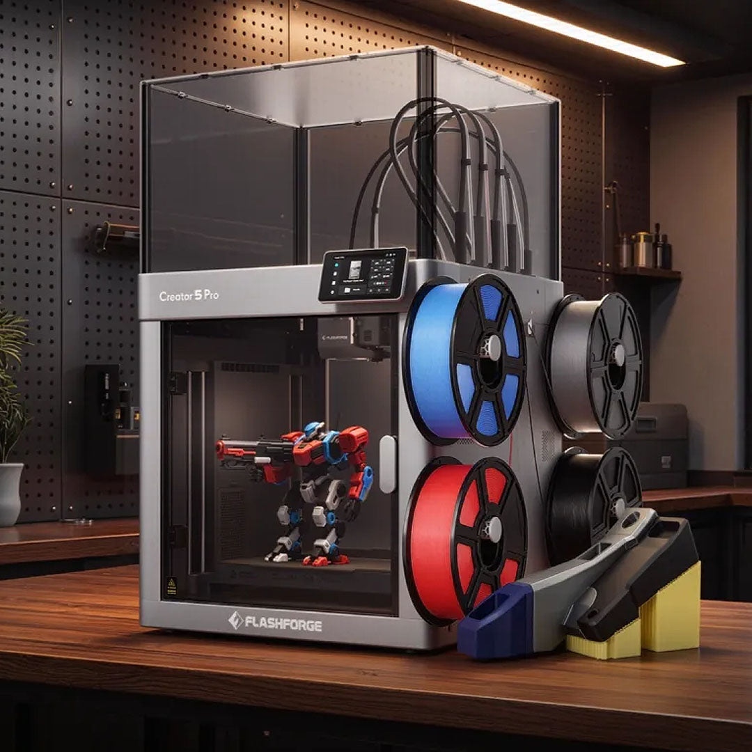 Flashforge Creator 5 Pro on a Desk
