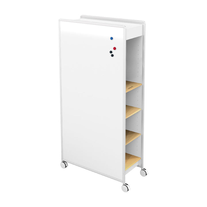 Huddle Double Whiteboard Mobile Storage