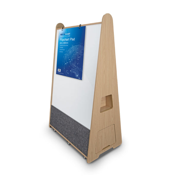 IdeaBoard Magnetic Double Sided Whiteboard Angled