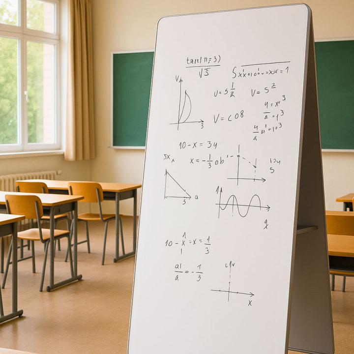 JART Magnetic Double Sided Whiteboard in a Classroom