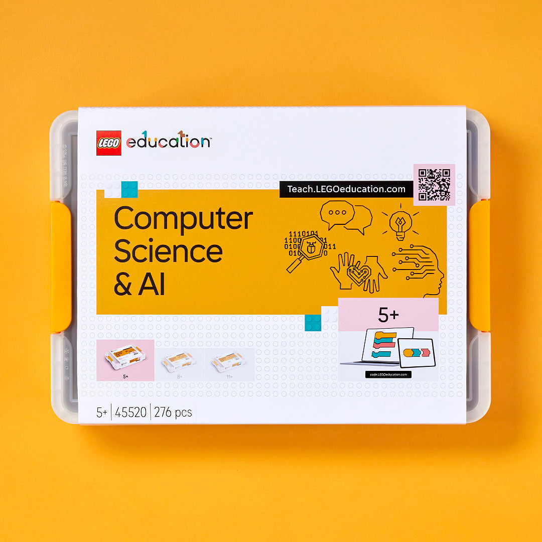 LEGO Education Computer Science and AI Kit 5 Plus Box Overhead