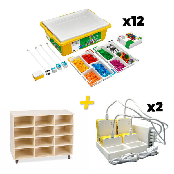 LEGO® Education SPIKE™ Essential Set 12 Pack - Charge & Store