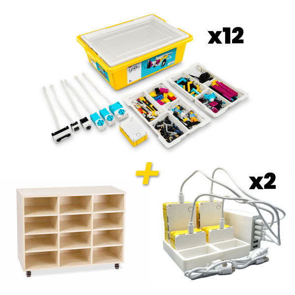 LEGO® Education SPIKE™ Prime Set 12 Pack - Charge & Store