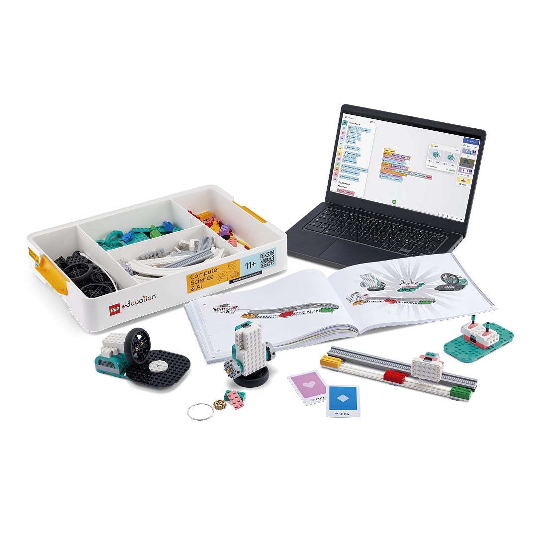 LEGO Education Computer Science and AI Kit 11 Plus with a Laptop