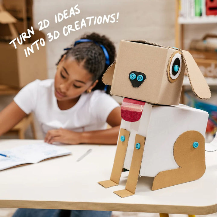 Makedo Design Journal Dog Example