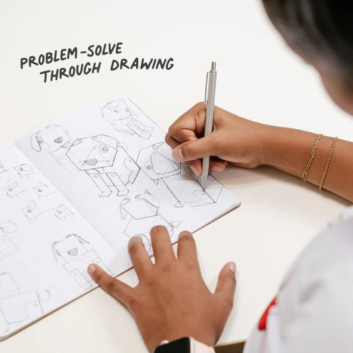 Makedo Design Journal in Use