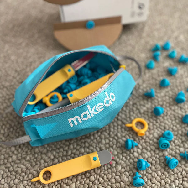 Makedo Tool-Case Open on Carpet