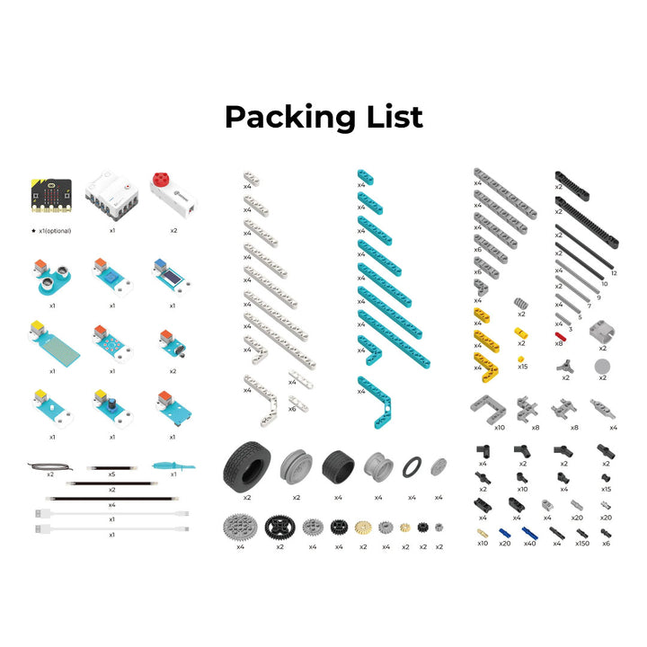 Nezha Pro Ocean Kit Parts List