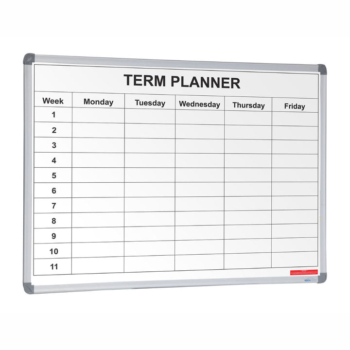 One Term School Planner Magnetic Whiteboard