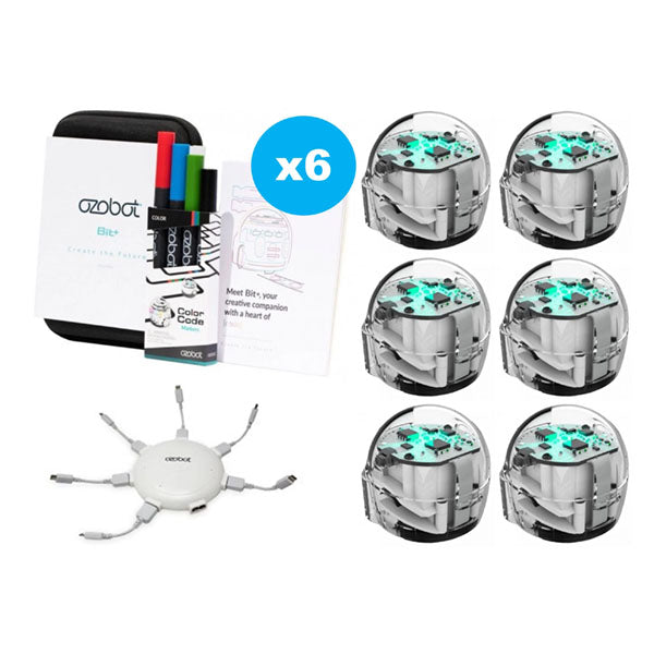 Ozobot Bit+ Mini Classroom Kit (6 Pack)