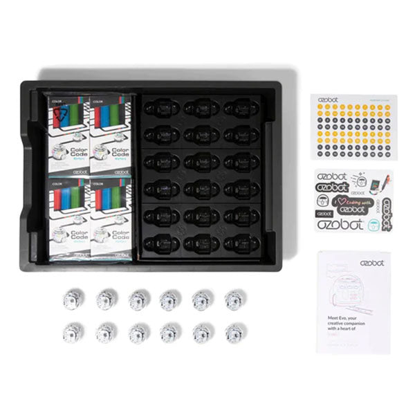 Ozobot Evo 12 Classroom Kit V2 Contents