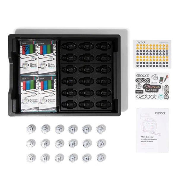 Ozobot Evo 18 Classroom Kit V2 Contents