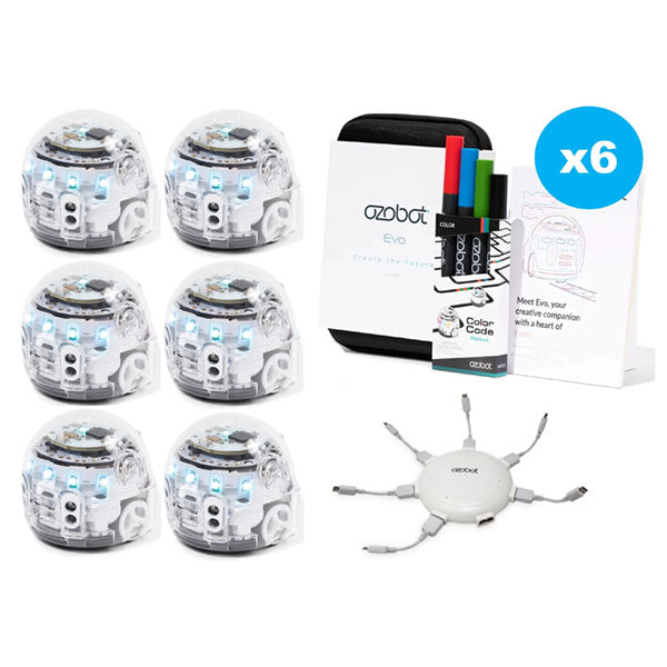 Ozobot Evo Mini Classroom Kit (6 Pack)