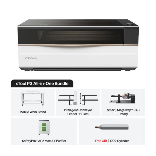 xTool P3 - Laser Cutter & Engraver All-in-1 Bundle