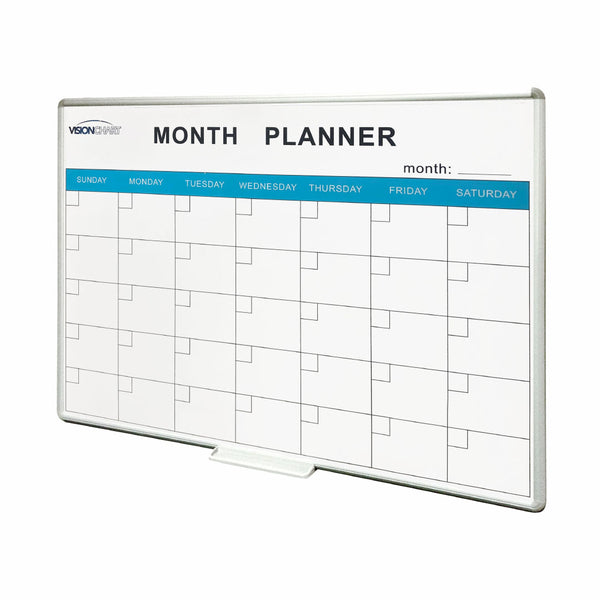 Perpetual Month Planner Magnetic Whiteboard