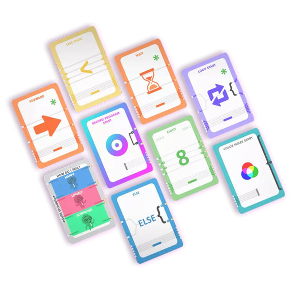 KaiBot Advanced Coding Cards Layed Out