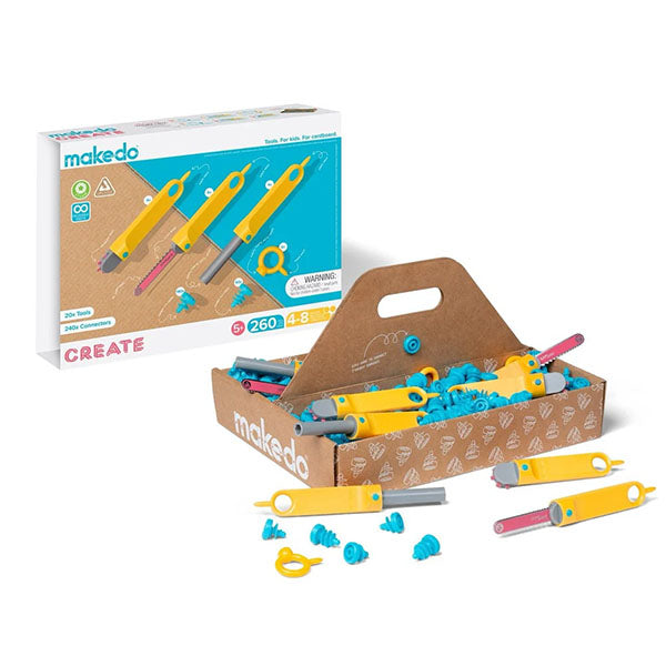 Makedo Create Kit (260 Pieces)