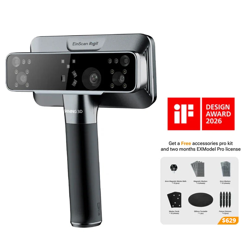 EinScan Rigil Handheld 3D Scanner