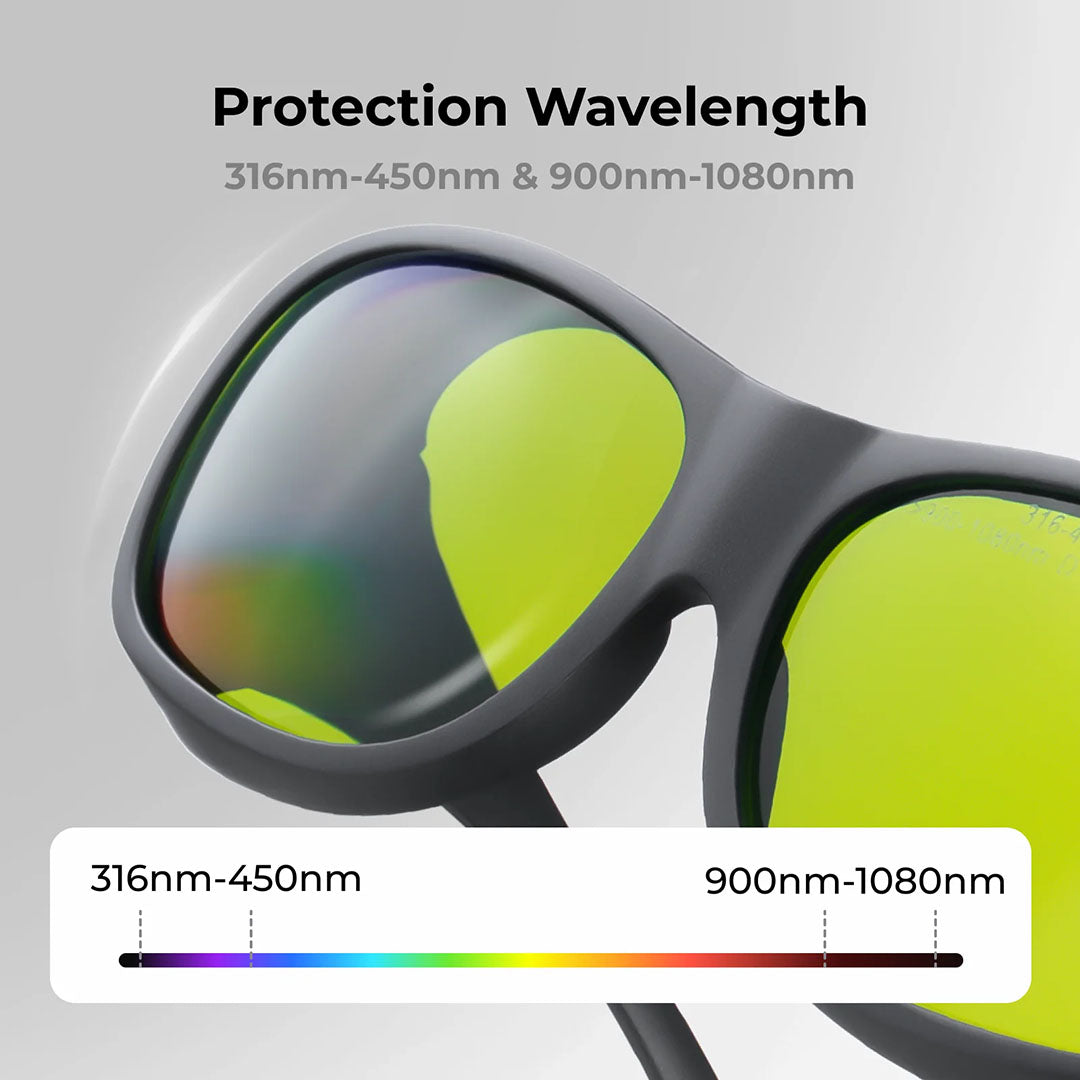 xTool Laser Safety Goggles - Protective Wavelength