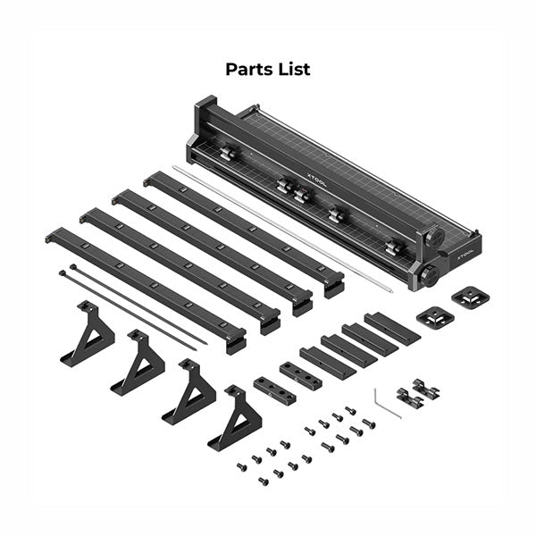 xTool P2 Conveyor Feeder Components