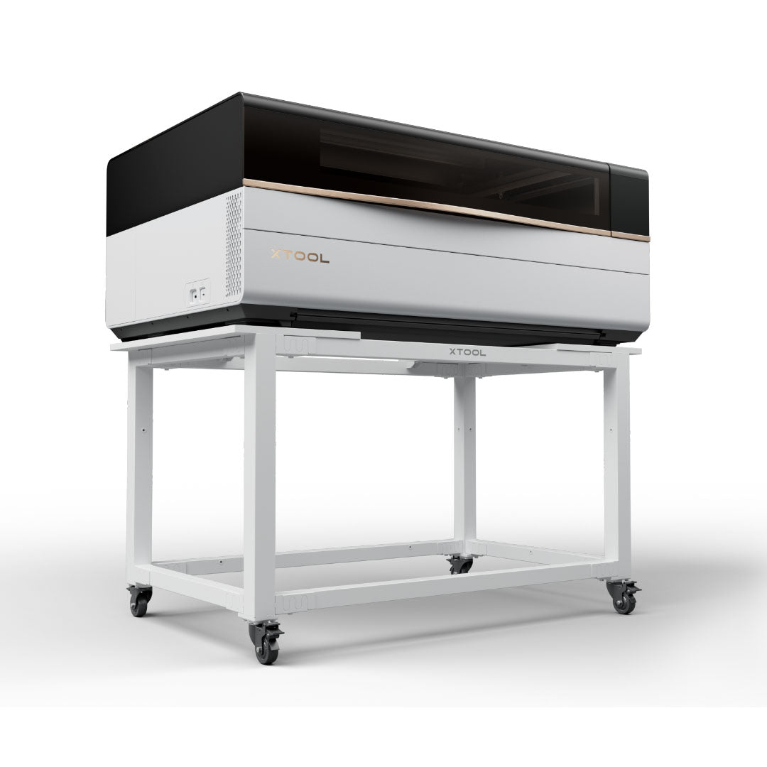 xTool P3 on Mobile Work Stand