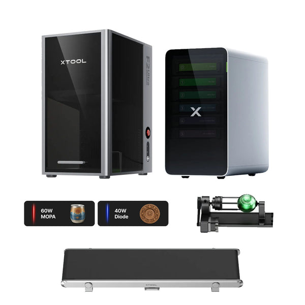 xTool F2 Ultra - MOPA & Diode All-in-one Bundle (Class 4)
