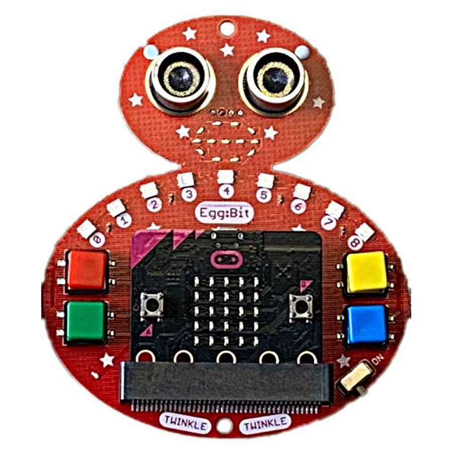 4tronix EggBit for BBC microbit v2 - Red