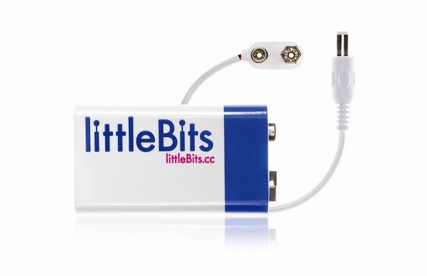 LittleBits Accessory - 9V Battery & Cable