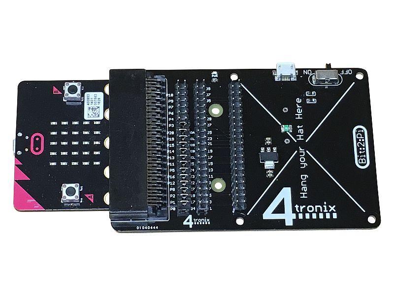 4tronix Bit:2:Pi - With Battery Holder