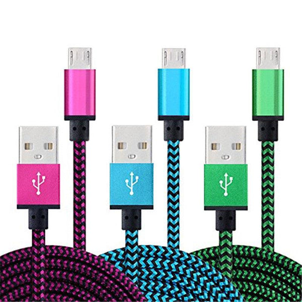 USB A to Micro USB Braided Cable (100cm)