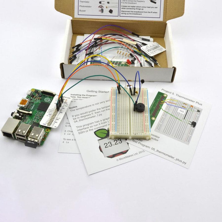 Monk Makes Electronics Starter Kit for the Raspberry Pi