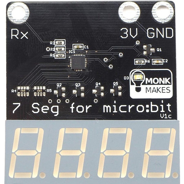 Monk Makes 7-Segment Display for the BBC micro:bit