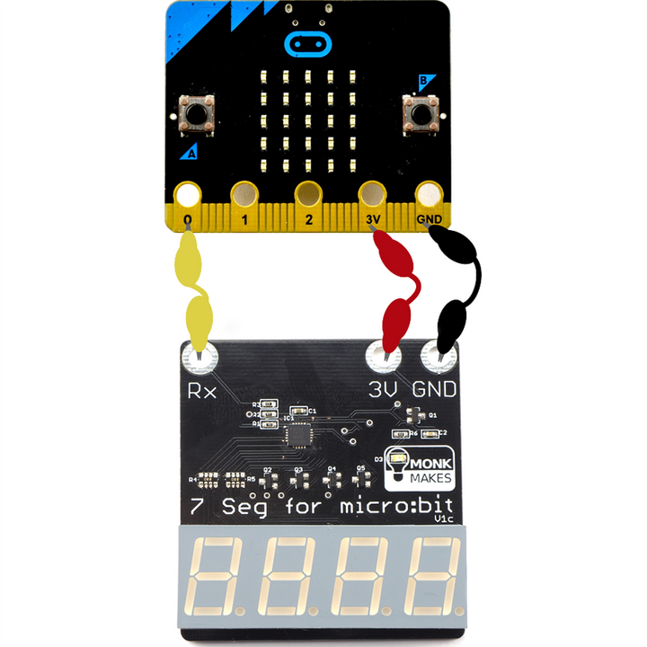 Monk Makes 7-Segment Display for the BBC micro:bit