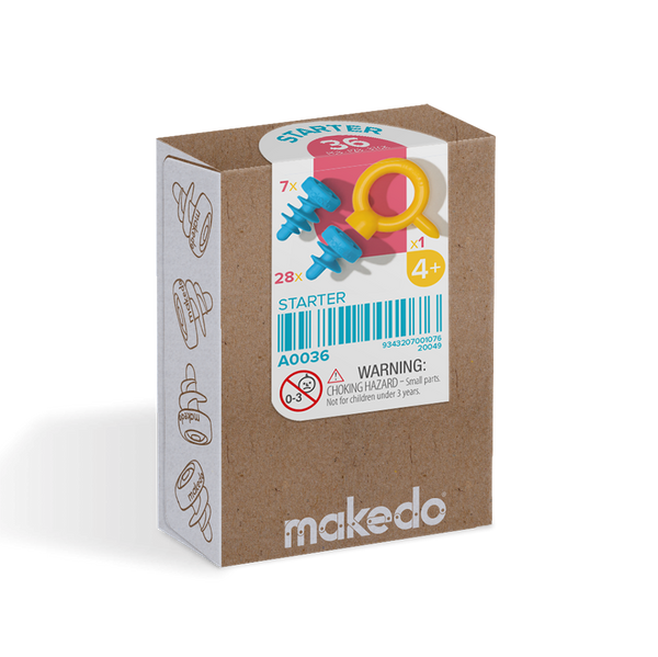 Makedo Starter Pack (36 Pieces)