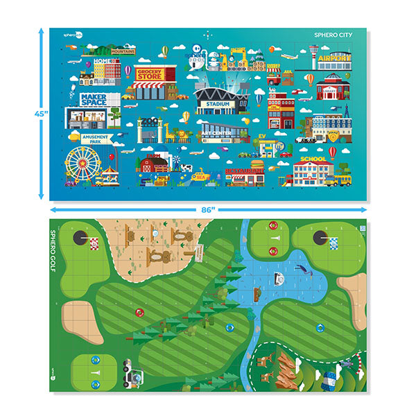 Sphero City & Golf Code Mat