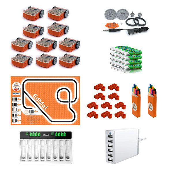 Edison Robot Class Bundle (Rechargeable Batteries)