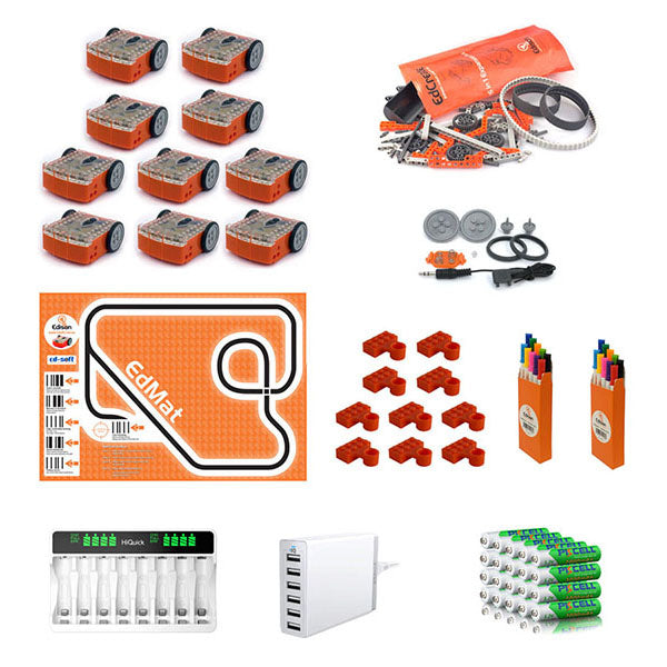 Edison Robot Creator Class Bundle (Rechargeable Batteries)