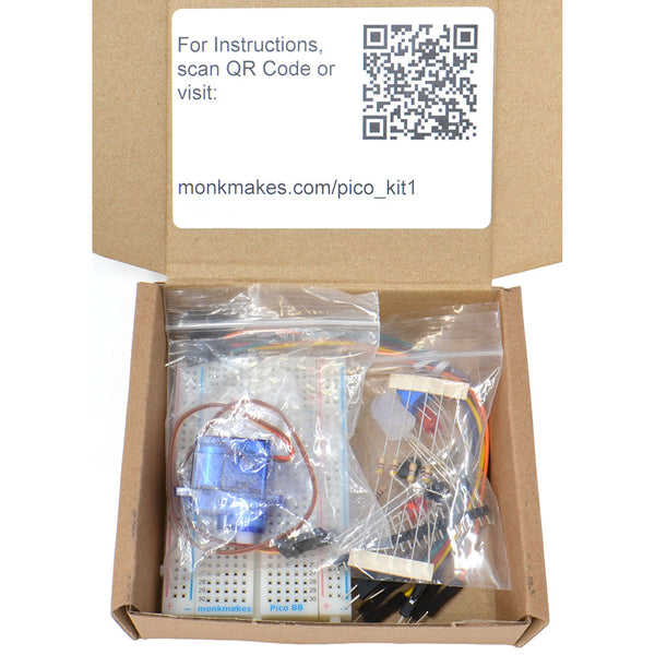 Monk Makes Electronics Kit 1 for Raspberry Pi Pico (Lite Edition)