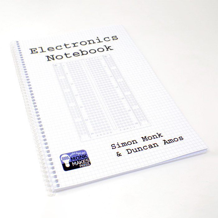 Monk Makes Electronics Notebook Cover