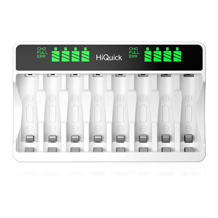 HiQuick Battery Charger - 8 Slot  AA/AAA