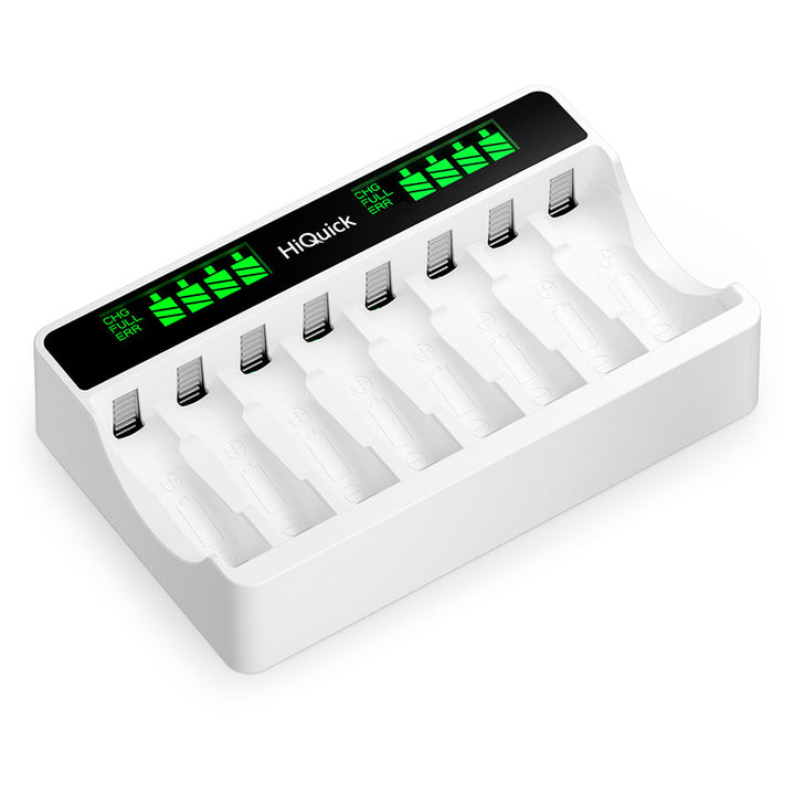 HiQuick Battery Charger - 8 Slot  AA/AAA