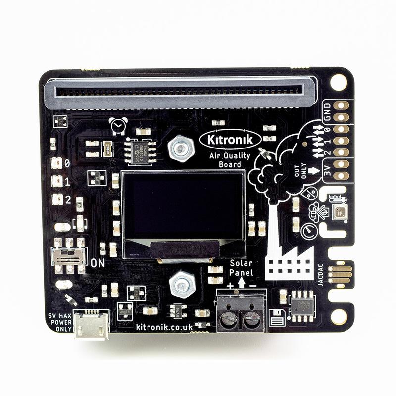 Kitronik Air Quality and Environmental Board for the BBC micro:bit