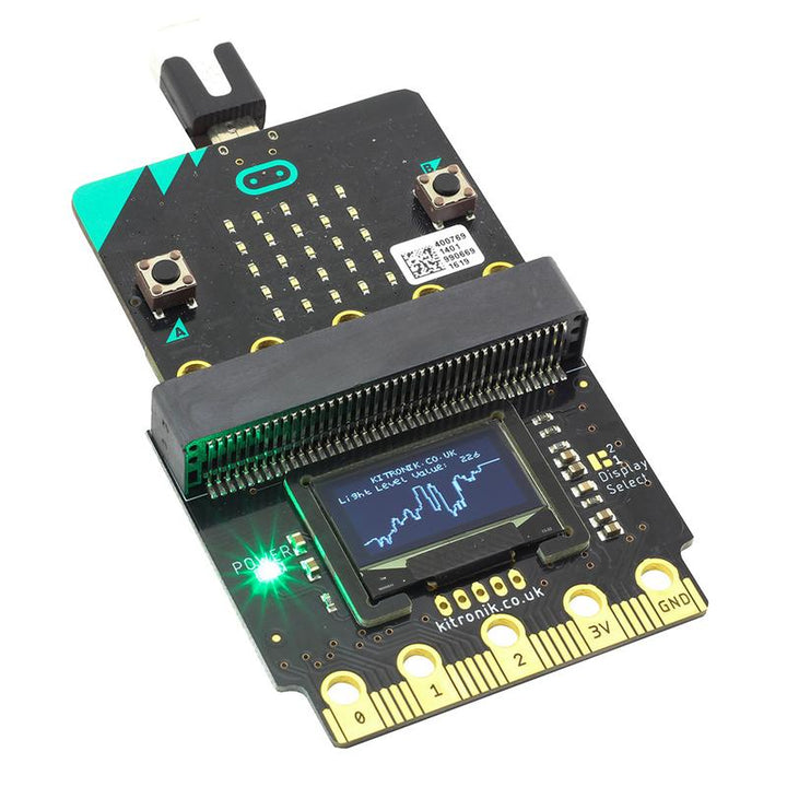 Kitronik :VIEW Graphics128 OLED Display for the BBC micro:bit