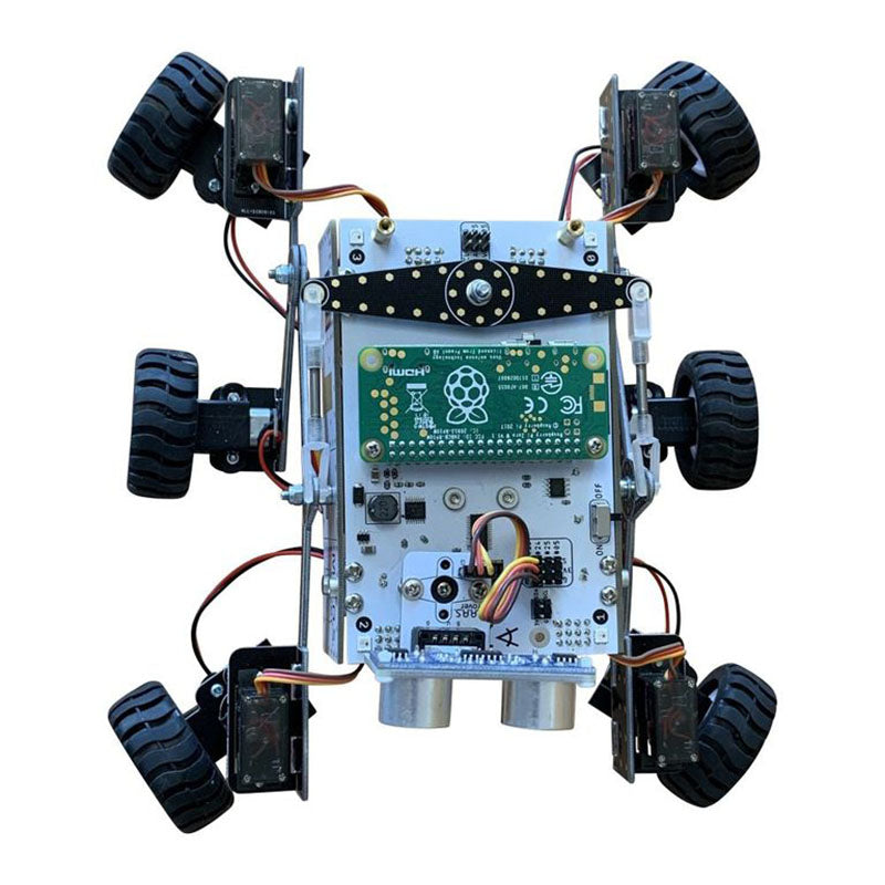 4tronix M.A.R.S. Rover Robot for Raspberry Pi Zero Overhead