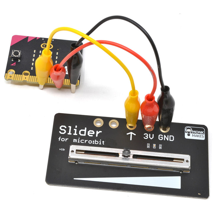 Monk Makes Slider for the BBC micro:bit