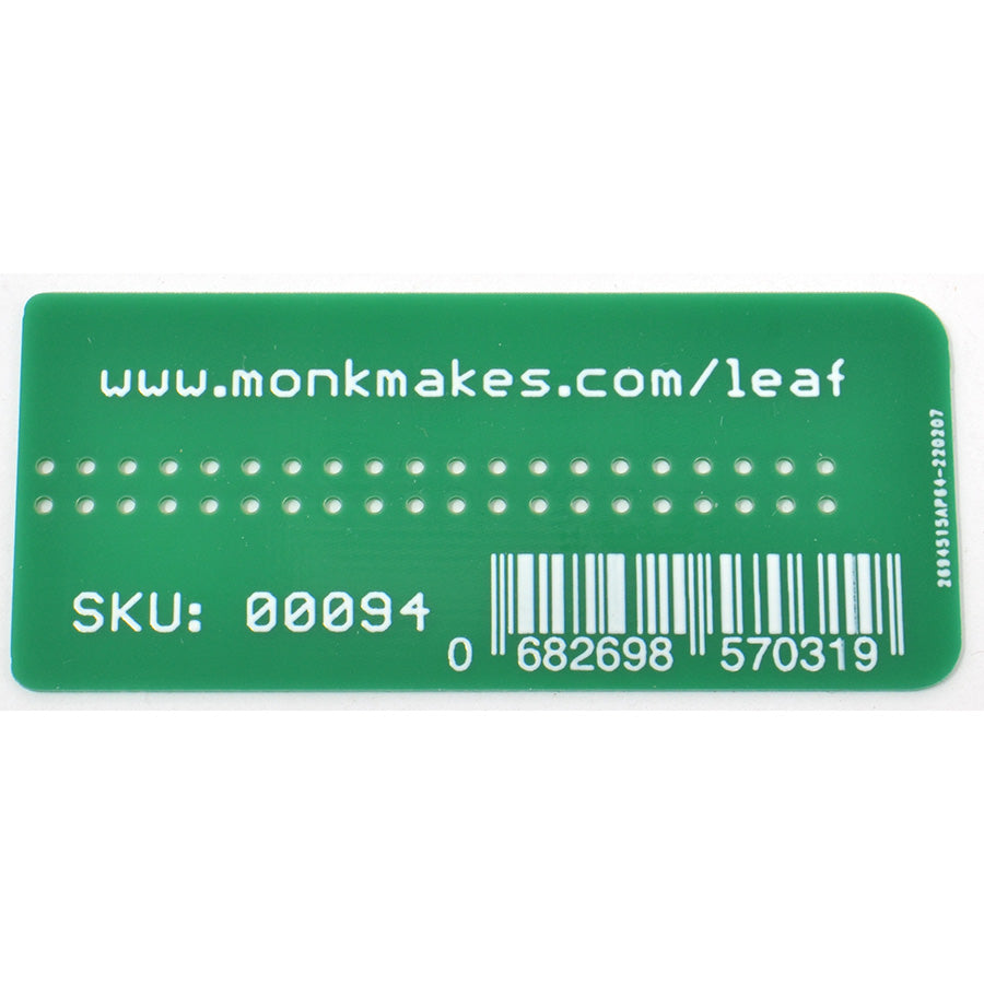 Monk Makes Raspberry Leaf with Barcode Side On